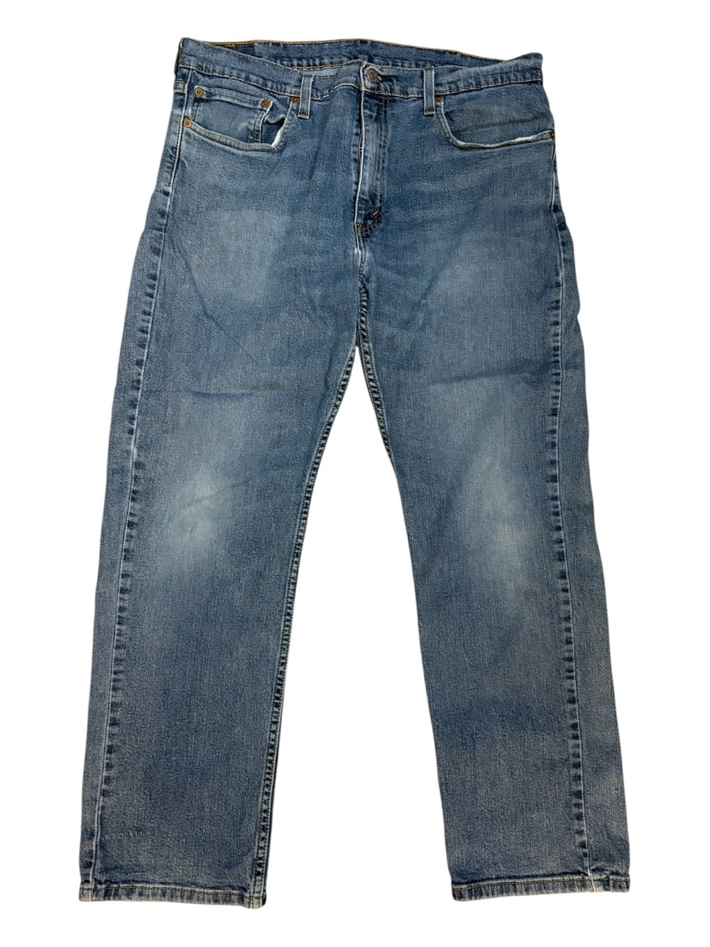 Levi’s Men’s 559 Relaxed Straight Jeans W38 L30 Medium Wash Blue Stretch Denim